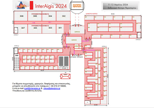 Το σχεδιάγραμμα της έκθεσης Interaigis 2024